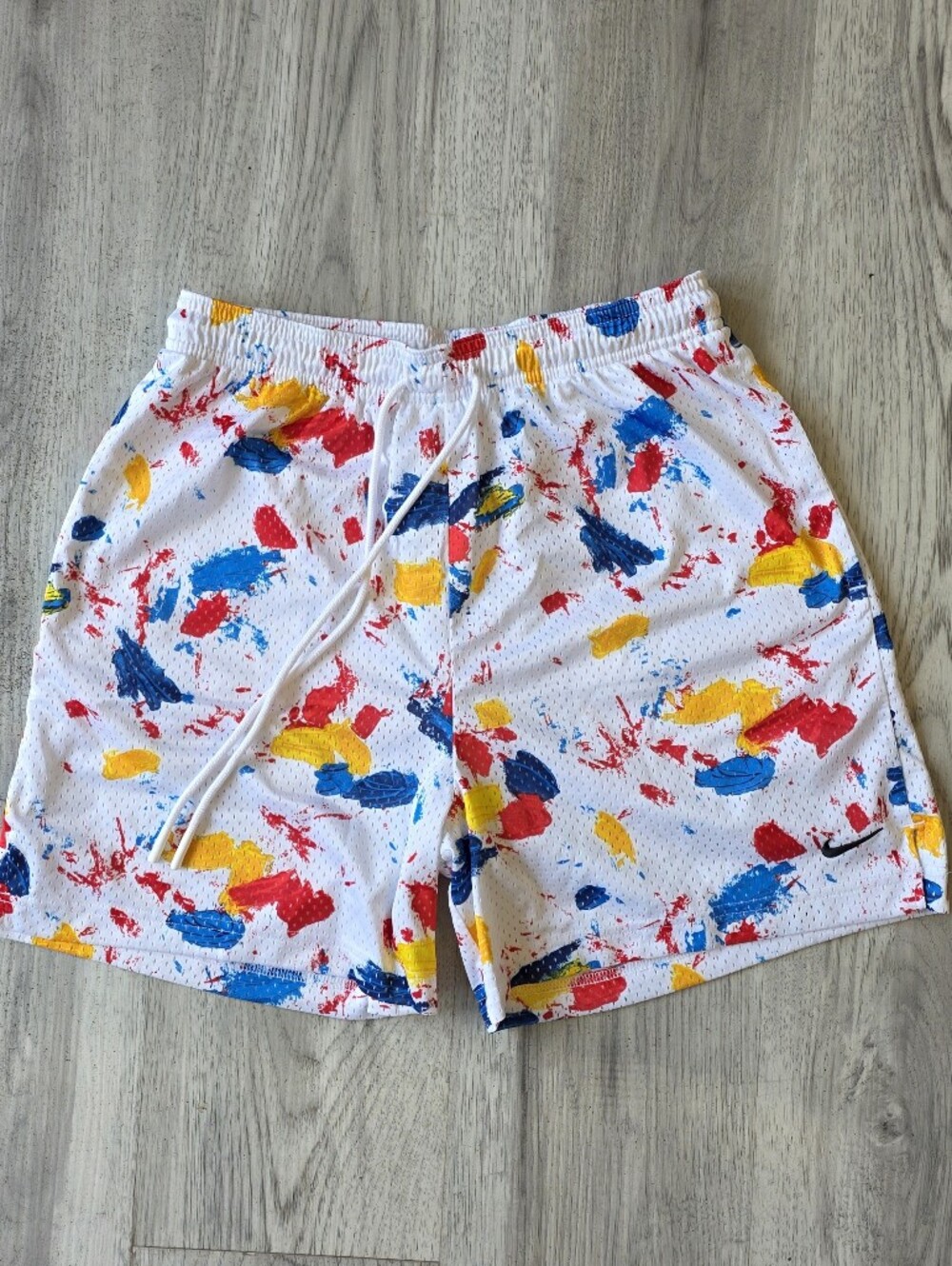 Nike Men’s S Dri-FIT Paint Splatter Mesh Basketball Shorts